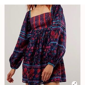 NWT Free People Endless Afternoon Mini Dress Size Medium